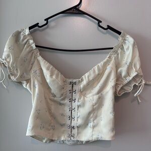 Light Yellow Princess Polly Corset Top